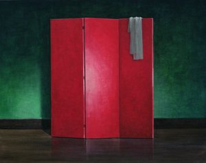 红屏，1990年（丙烯画布）